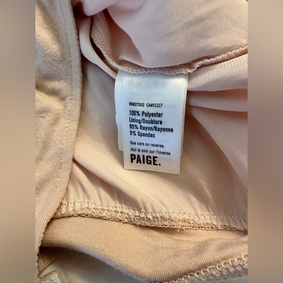 PAIGE Sevilla Bodysuit in Cream Tan - Size L - Picture 11 of 13